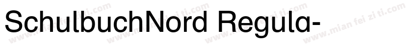 SchulbuchNord Regula字体转换